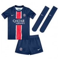 Paris Saint-Germain Goncalo Ramos #9 Replika babykläder Hemmaställ Barn 2024-25 Kortärmad (+ korta byxor)